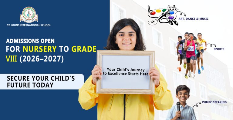 Admissions Open for Nursery to Grade VIII (2026–2027) – Secure Your Child’s Future Today