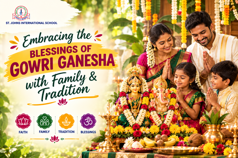 Embracing the Blessings of Gowri Ganesha with Family & Tradition